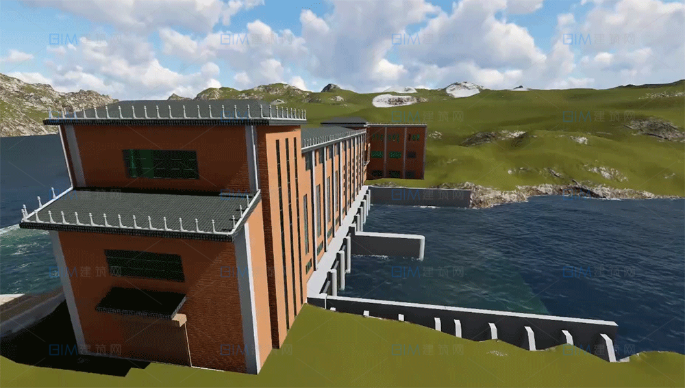 水利项目BIM模型水闸工程施工方案BIM深度建模与协同设计，BIM模型CAD图纸汇报PPT展示视频