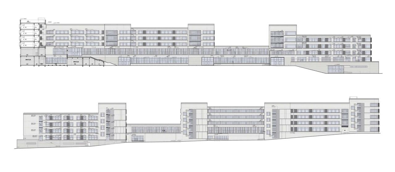 BIM建筑|济南历城二中彩石校区 / 同圆设计