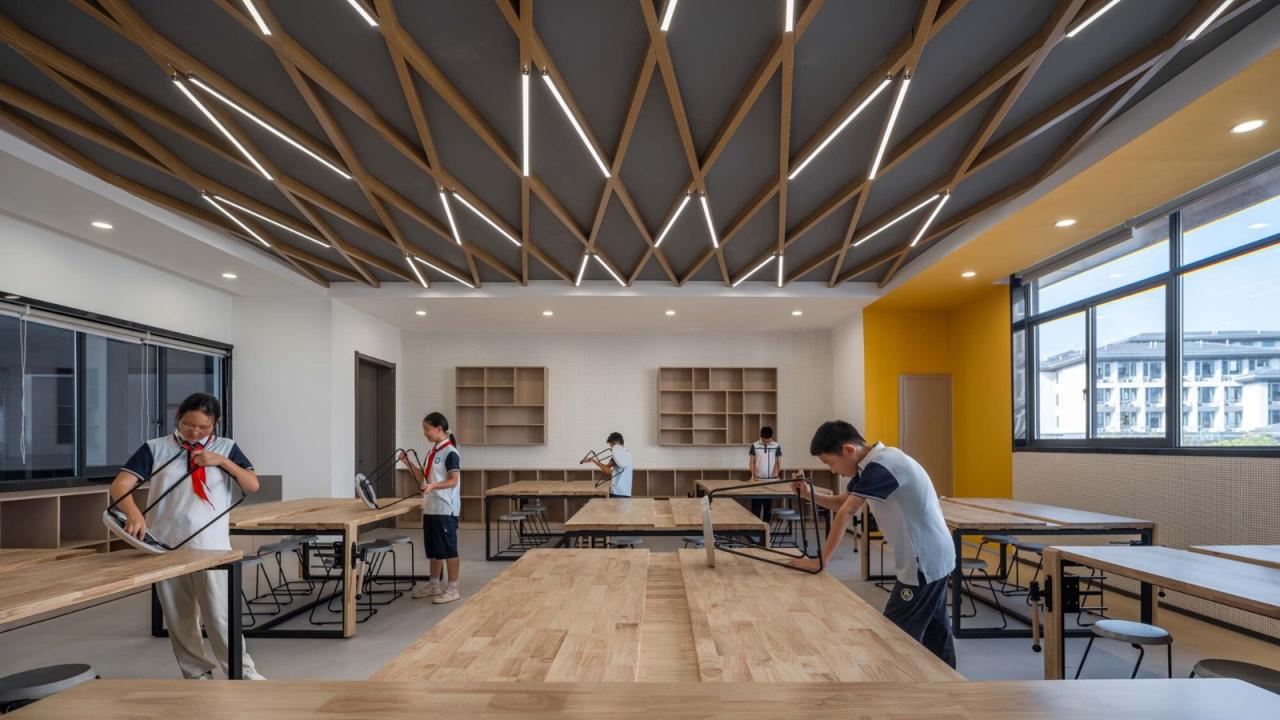 BIM建筑|衢州新华第二学校 / 零壹城市建筑事务所