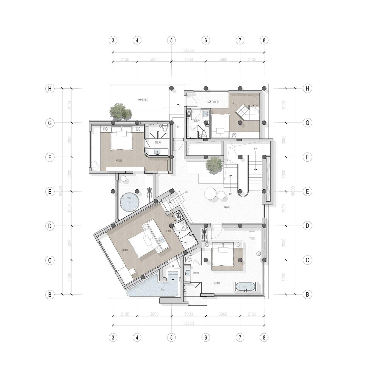 BIM建筑|遂昌·米窝设计师酒店 / 杭州时上建筑空间设计