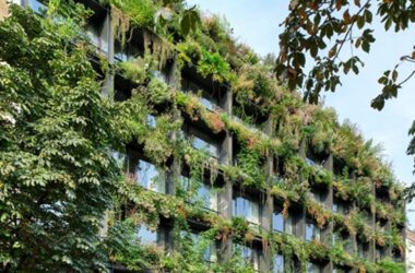 BIM建筑|法国建筑师在巴黎设计植物覆盖的酒店-BIM建筑网