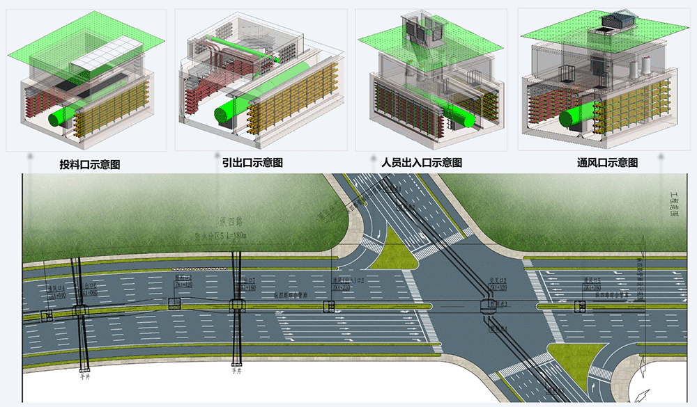 地下综合管廊BIM项目REVIT模型，含汇报PPT和BIM演示视频