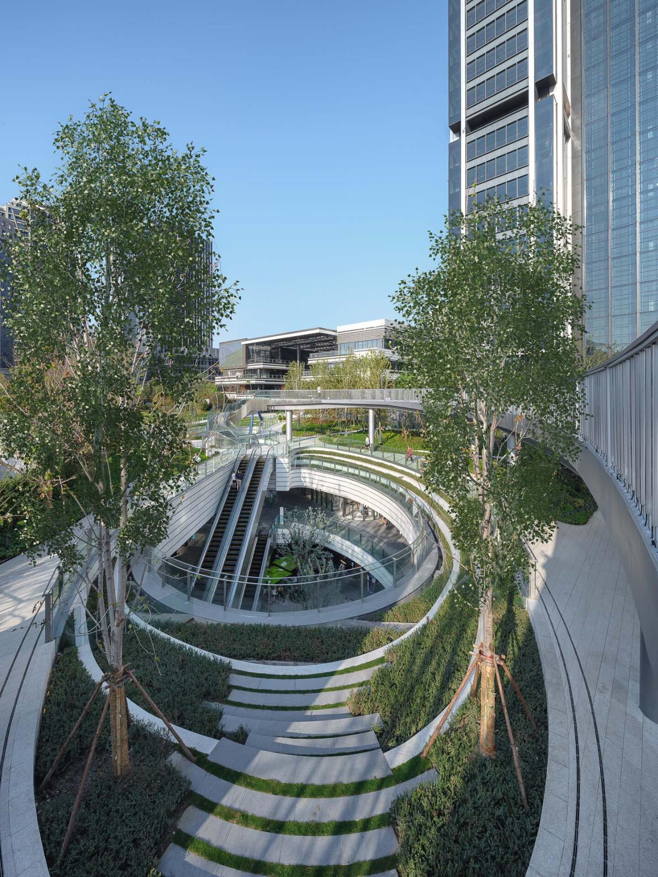 BIM建筑|上海苏河湾万象天地 / Kokaistudios