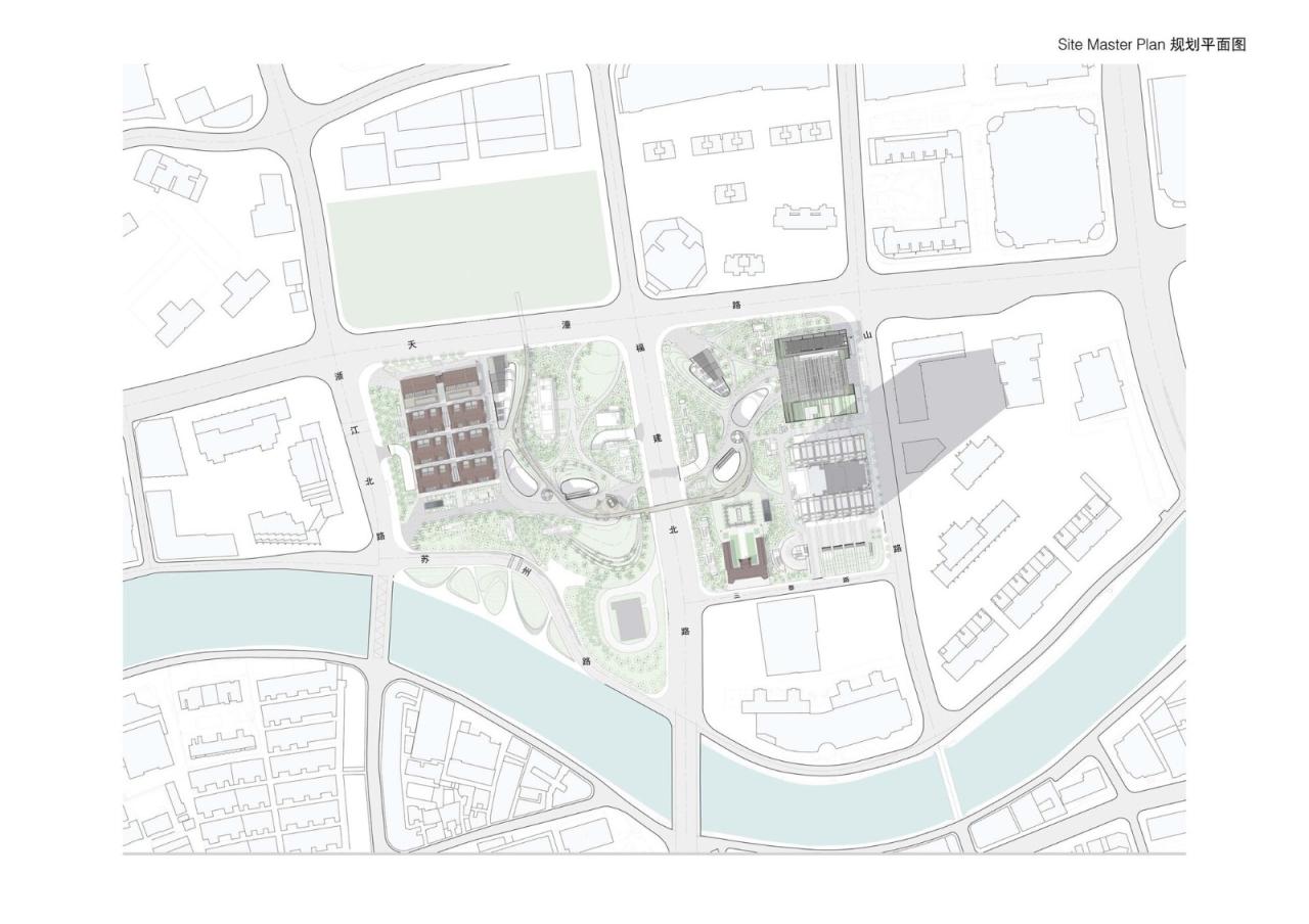 BIM建筑|上海苏河湾万象天地 / Kokaistudios