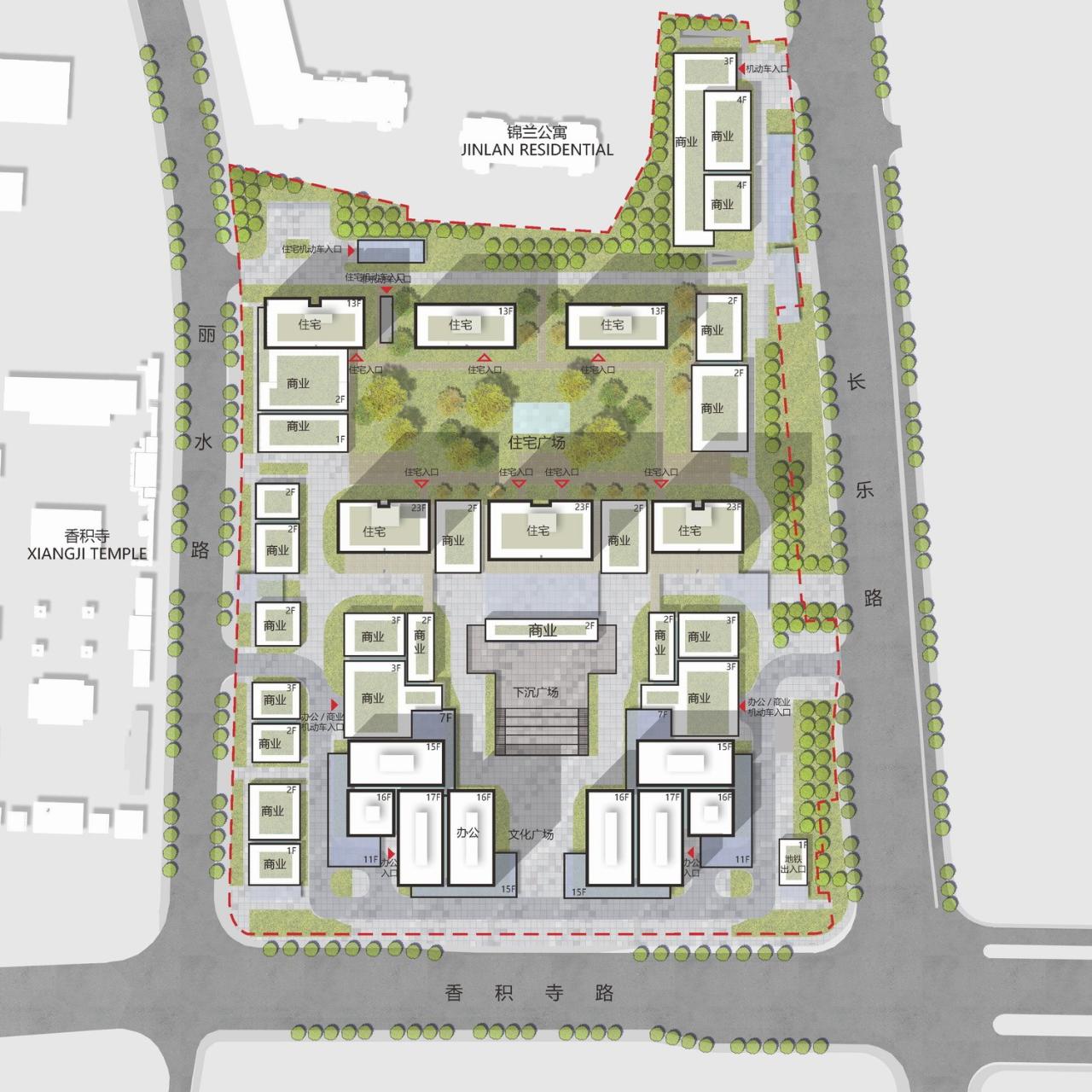 BIM建筑|杭州英蓝中心 / ARQ建筑事务所+Farrells法雷尔