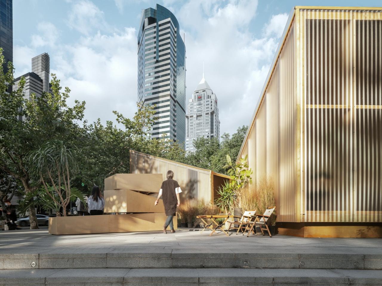 BIM建筑|间园 ：闹市中的空间装置 / 间筑设计