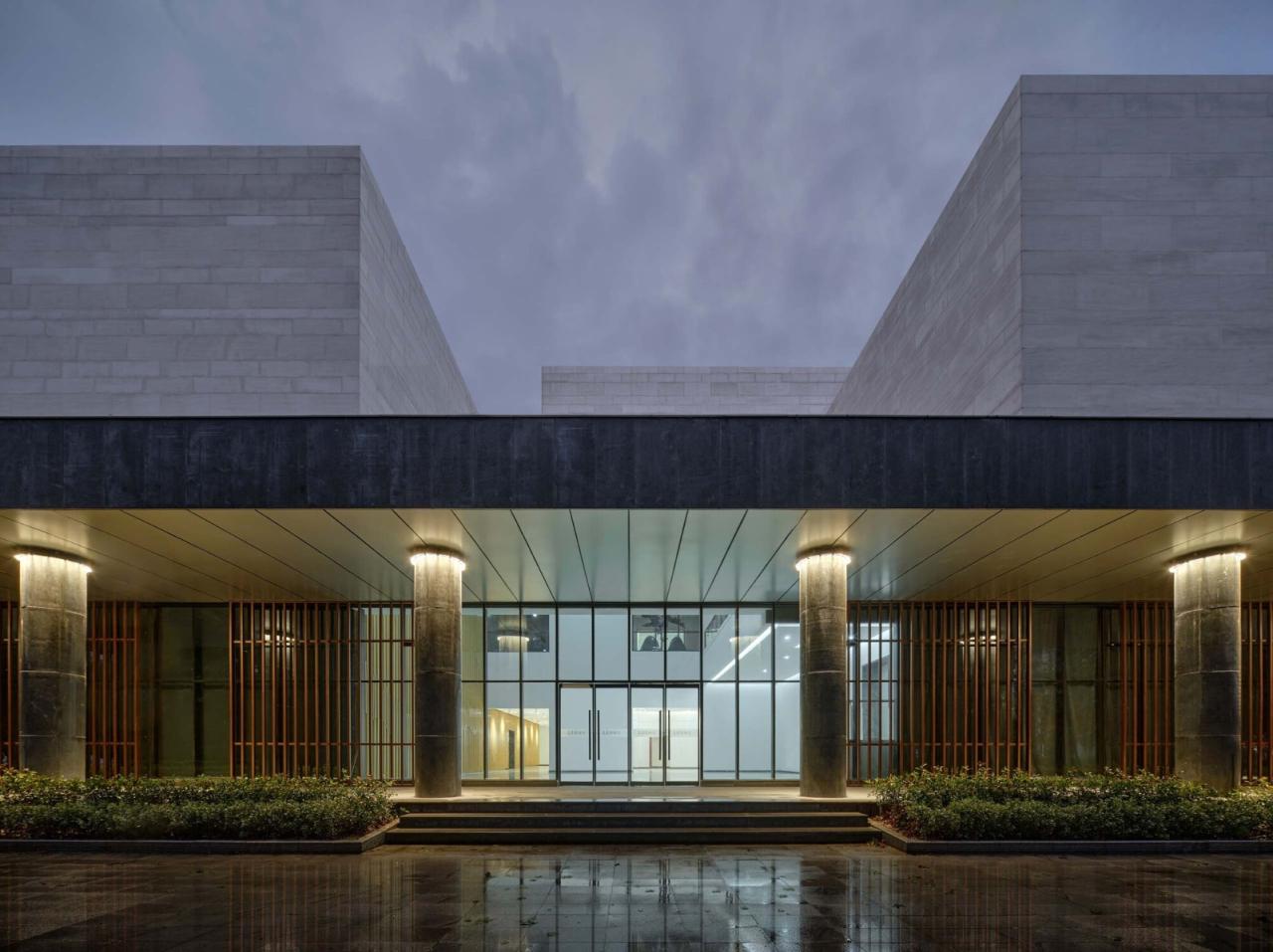 BIM建筑|嵩县三馆合一建设项目 / 王晖建筑工作室