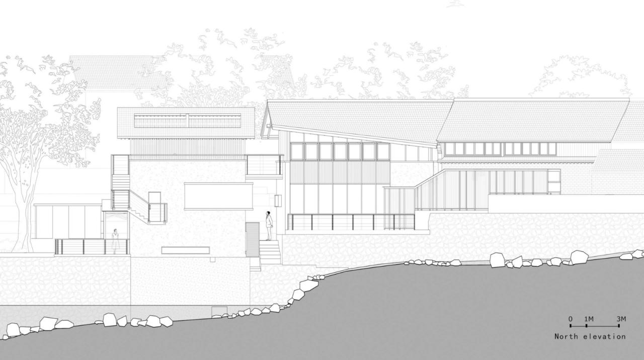 BIM建筑|奉化栖霞坑发电站改造的溪边餐厅 / 尌林建筑设计事务所