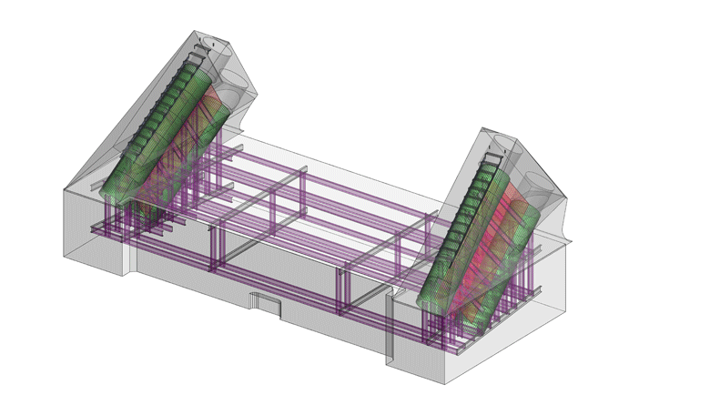 市政桥梁BIM项目模型研究成果资料，基于BIM技术大跨度系杆拱施工技术研究