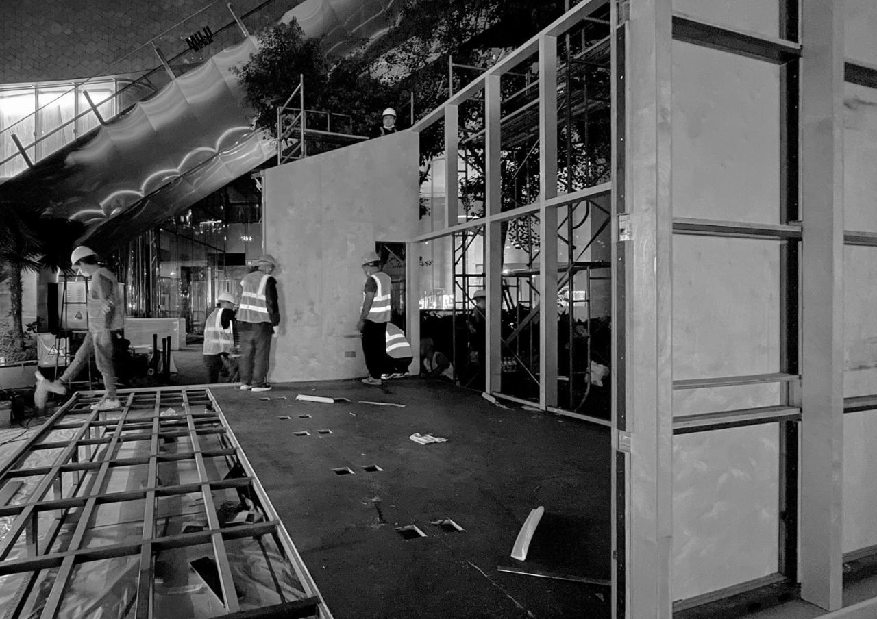 BIM建筑|间园 ：闹市中的空间装置 / 间筑设计