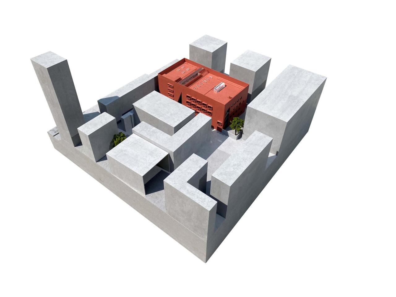 BIM建筑|东财工业区7#8#楼改造 / 深圳对角线建筑设计