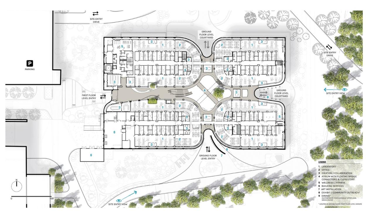 BIM建筑|Promega 公司科恩伯格中心 / SmithGroup