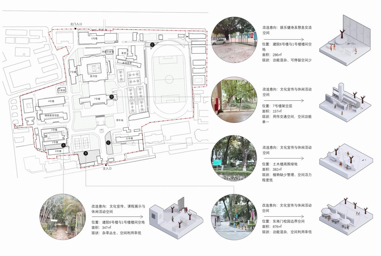BIM建筑|情境共生：广东工业大学公共学习空间建设/广东工业大学校园更新小队