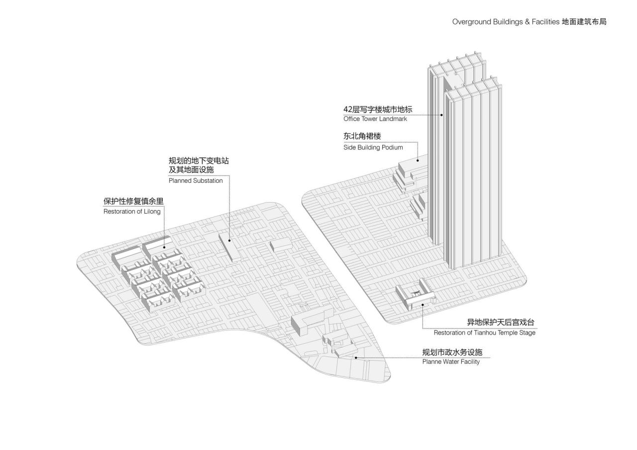 BIM建筑|上海苏河湾万象天地 / Kokaistudios