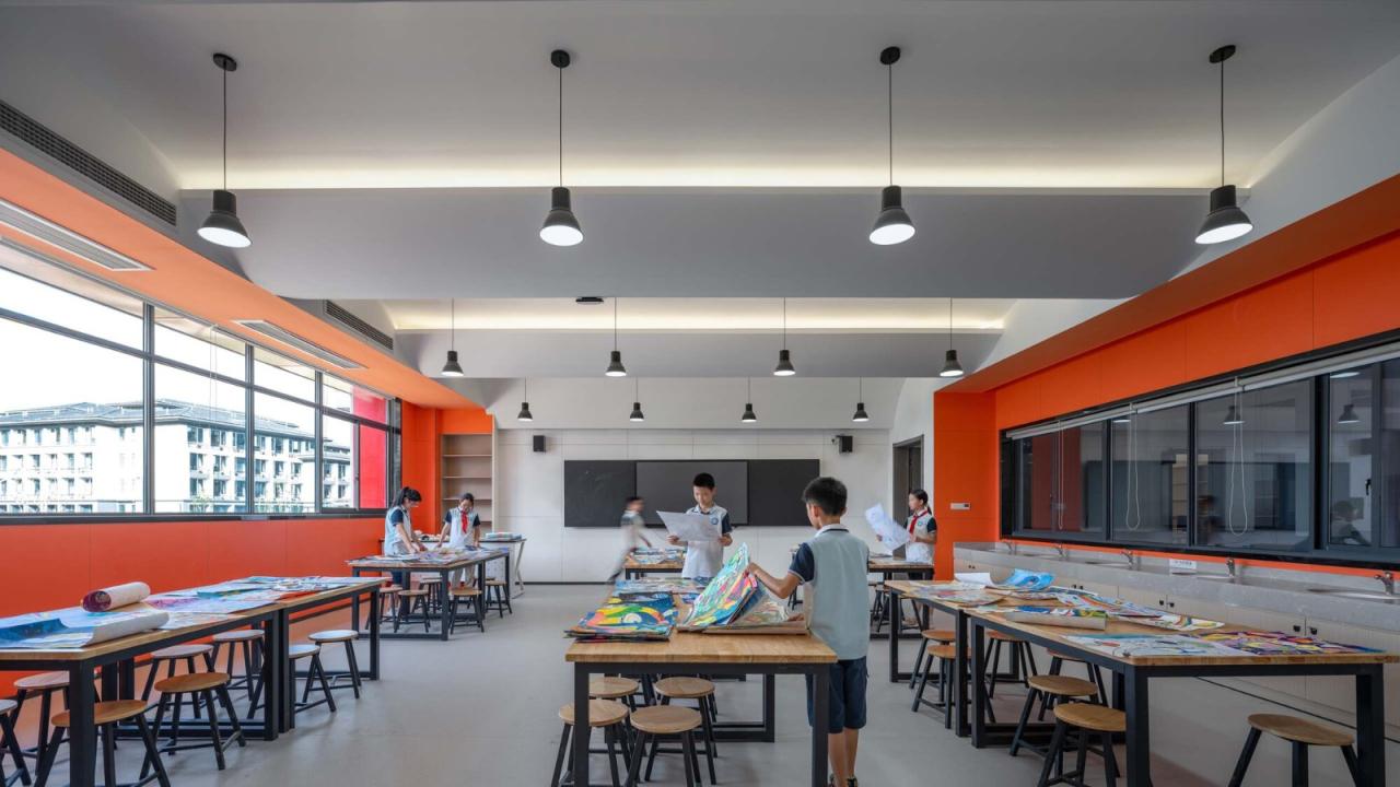 BIM建筑|衢州新华第二学校 / 零壹城市建筑事务所