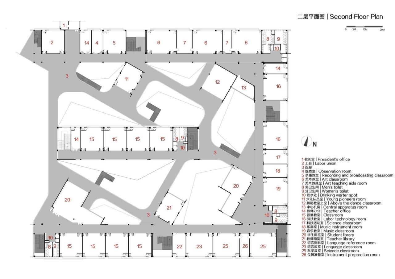 BIM建筑|衢州新华第二学校 / 零壹城市建筑事务所