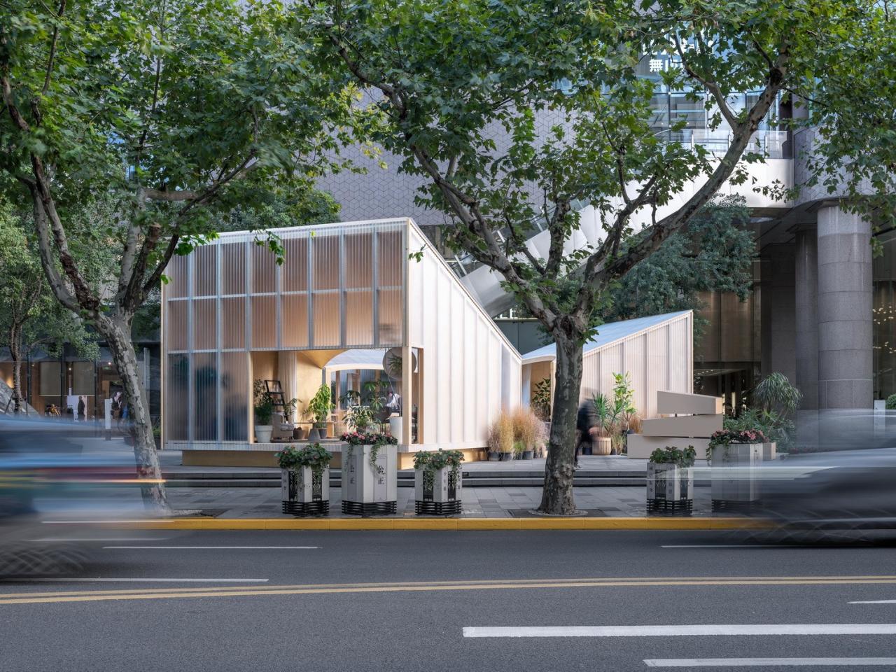 BIM建筑|间园 ：闹市中的空间装置 / 间筑设计