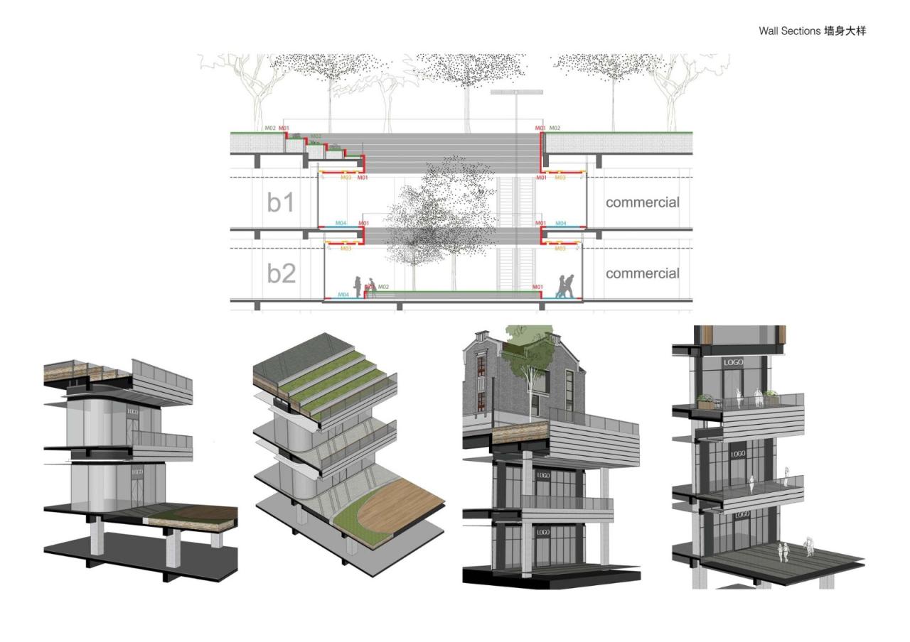 BIM建筑|上海苏河湾万象天地 / Kokaistudios