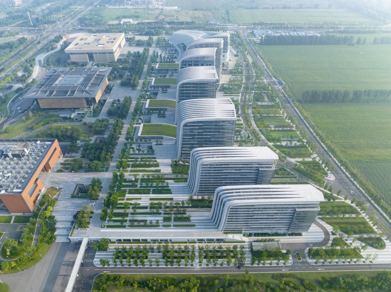 BIM建筑|高山流水、兼收并蓄的城市文化新名片—济宁市文化中心三期文化产业园 / Laguarda.Low Architects (LLA)