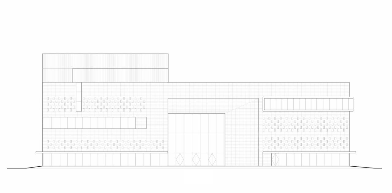 BIM建筑|朝向天空的院子——北京通州潞城市民中心 / 意度建筑