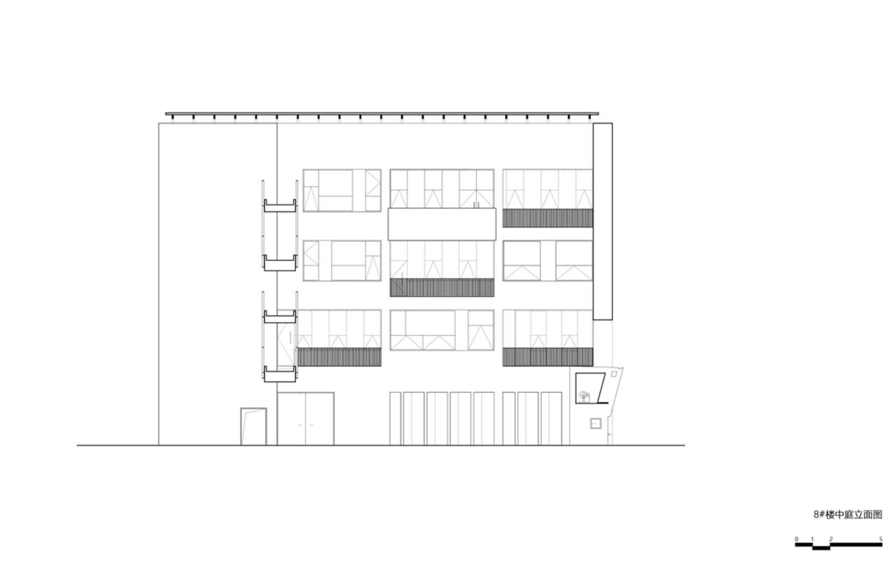 BIM建筑|东财工业区7#8#楼改造 / 深圳对角线建筑设计