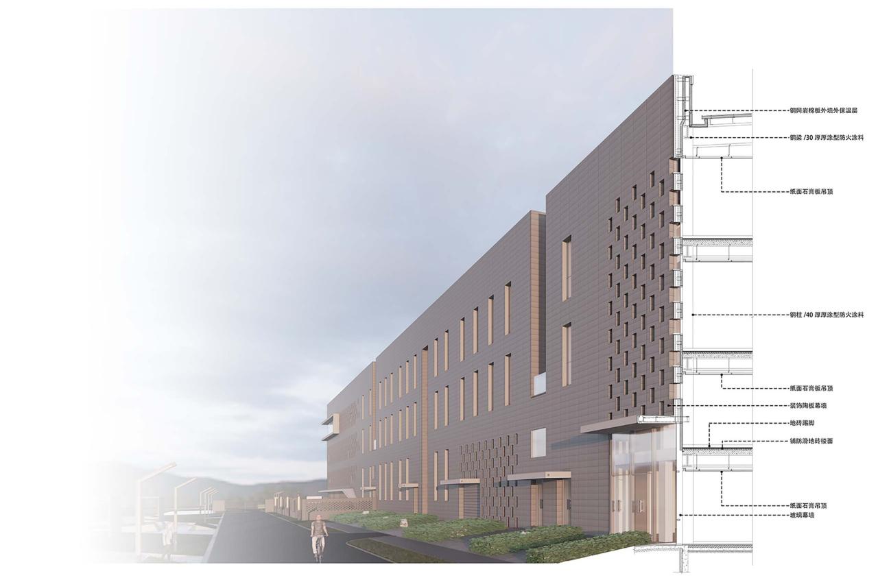 BIM建筑|朝向天空的院子——北京通州潞城市民中心 / 意度建筑