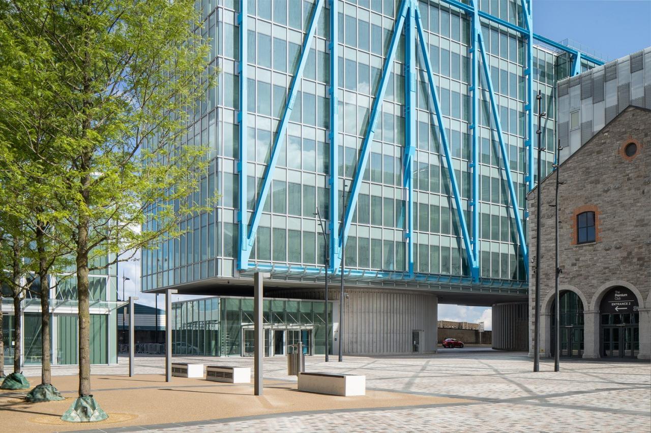 BIM建筑|蓝色‘骨头’，EXO 办公大楼 / Shay Cleary Architects