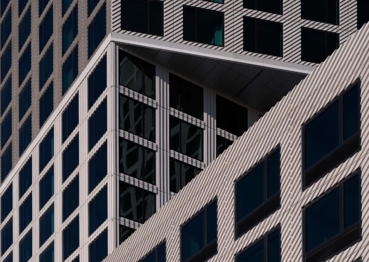 BIM建筑|纽约绿点 Landing D，掰开体量 / OMA / Jason Long