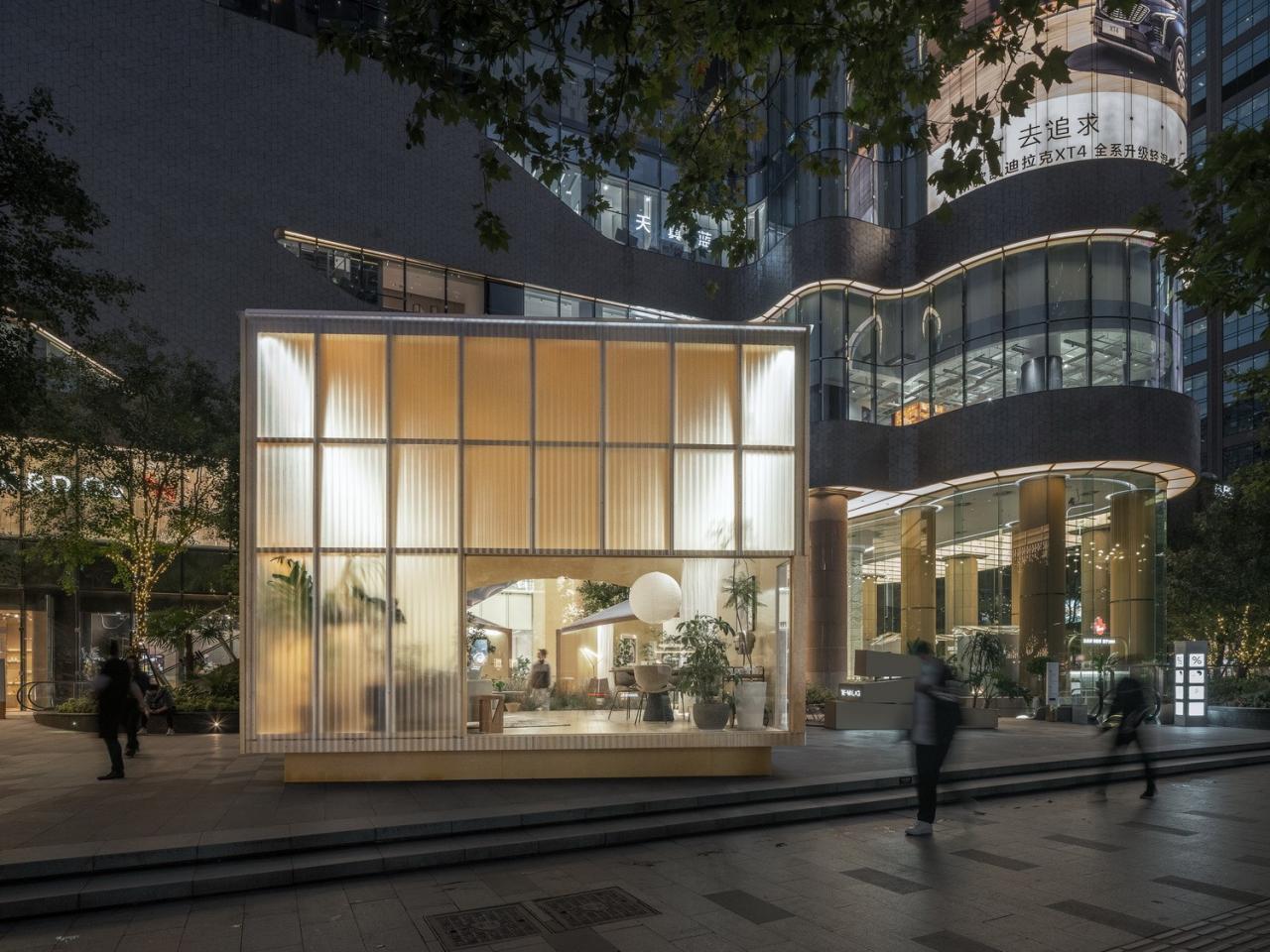 BIM建筑|间园 ：闹市中的空间装置 / 间筑设计