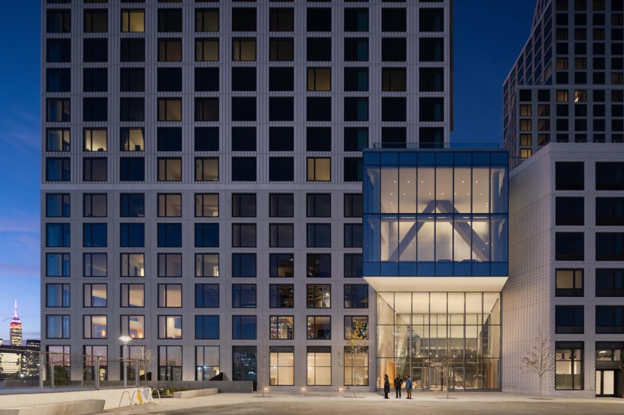 BIM建筑|纽约绿点 Landing D，掰开体量 / OMA / Jason Long