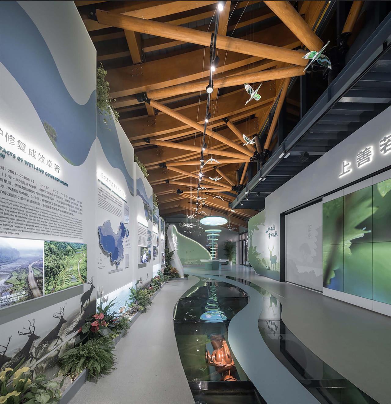 BIM建筑|中国履行《湿地公约》30周年成就展馆 / 华中科技大学李保峰建筑工作室