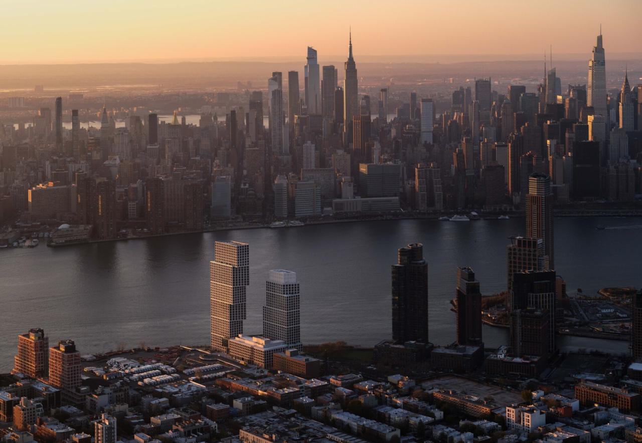 BIM建筑|纽约绿点 Landing D，掰开体量 / OMA / Jason Long