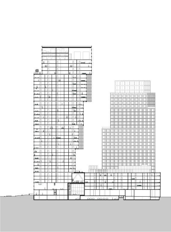BIM建筑|纽约绿点 Landing D，掰开体量 / OMA / Jason Long