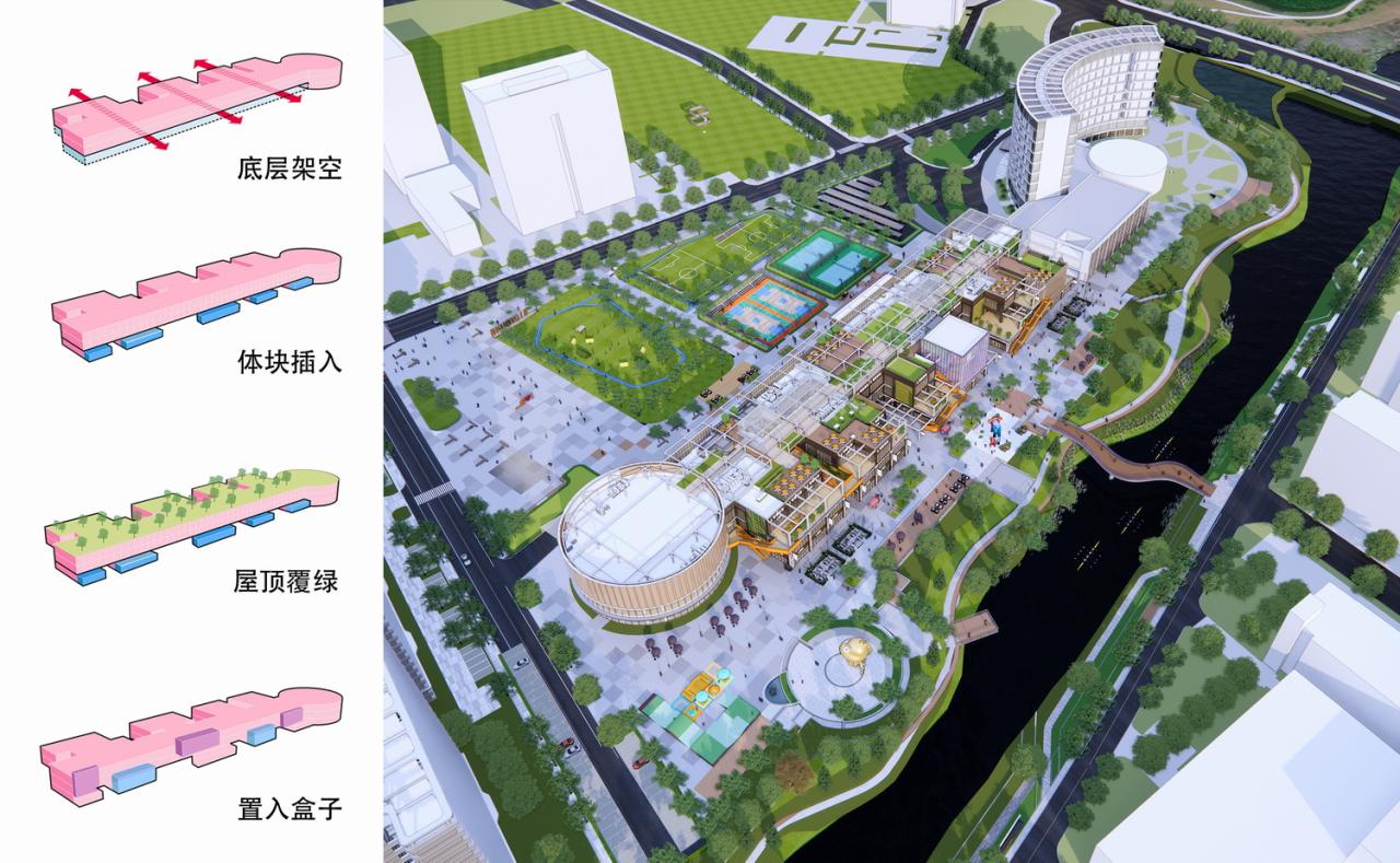 BIM建筑|遇见未来——510生活广场改造 / 简和建筑