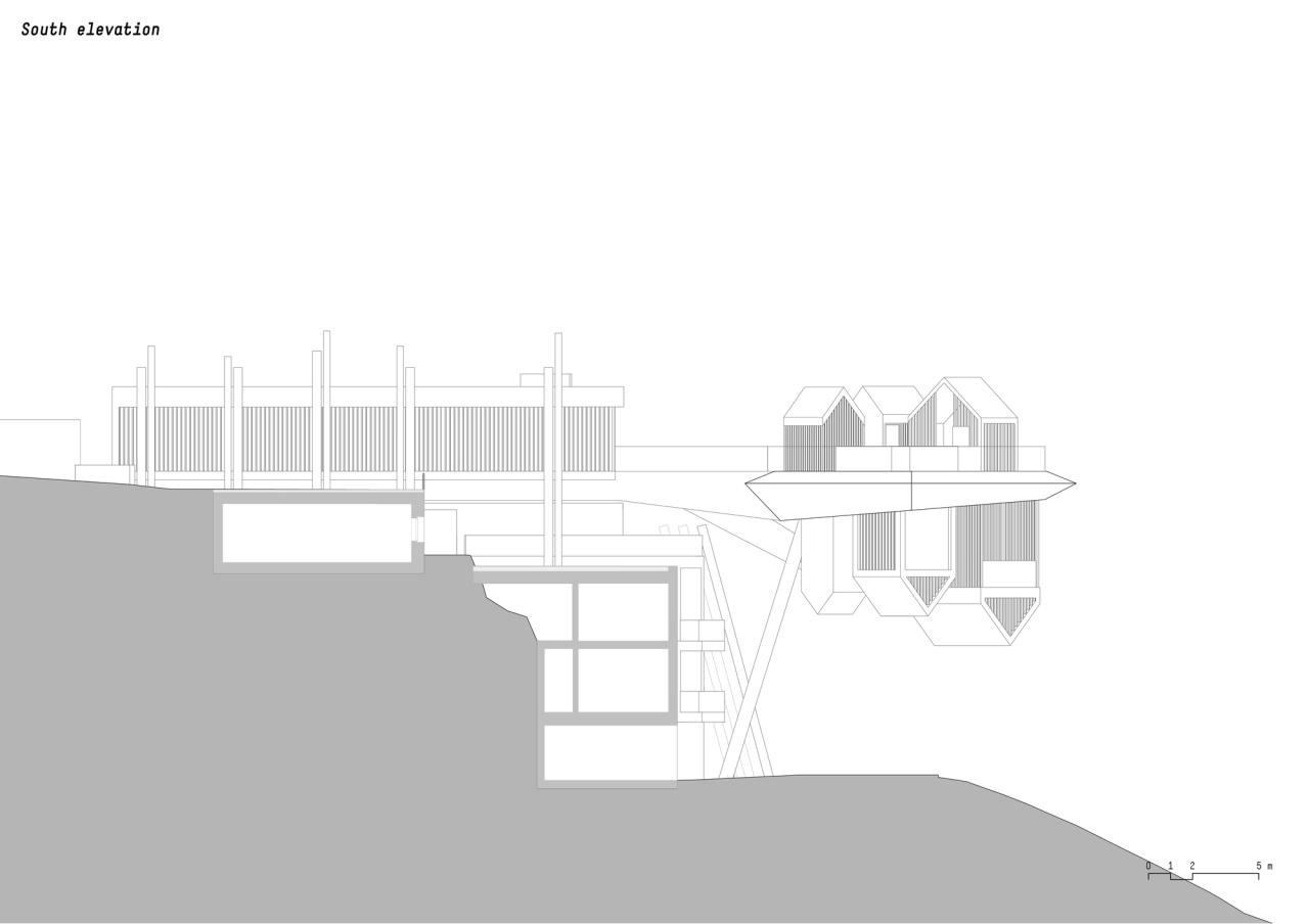 BIM建筑|“倒挂”建筑，Hubertus 酒店扩建 / noa*