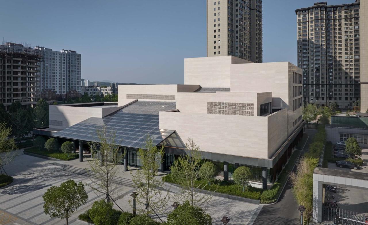 BIM建筑|嵩县三馆合一建设项目 / 王晖建筑工作室