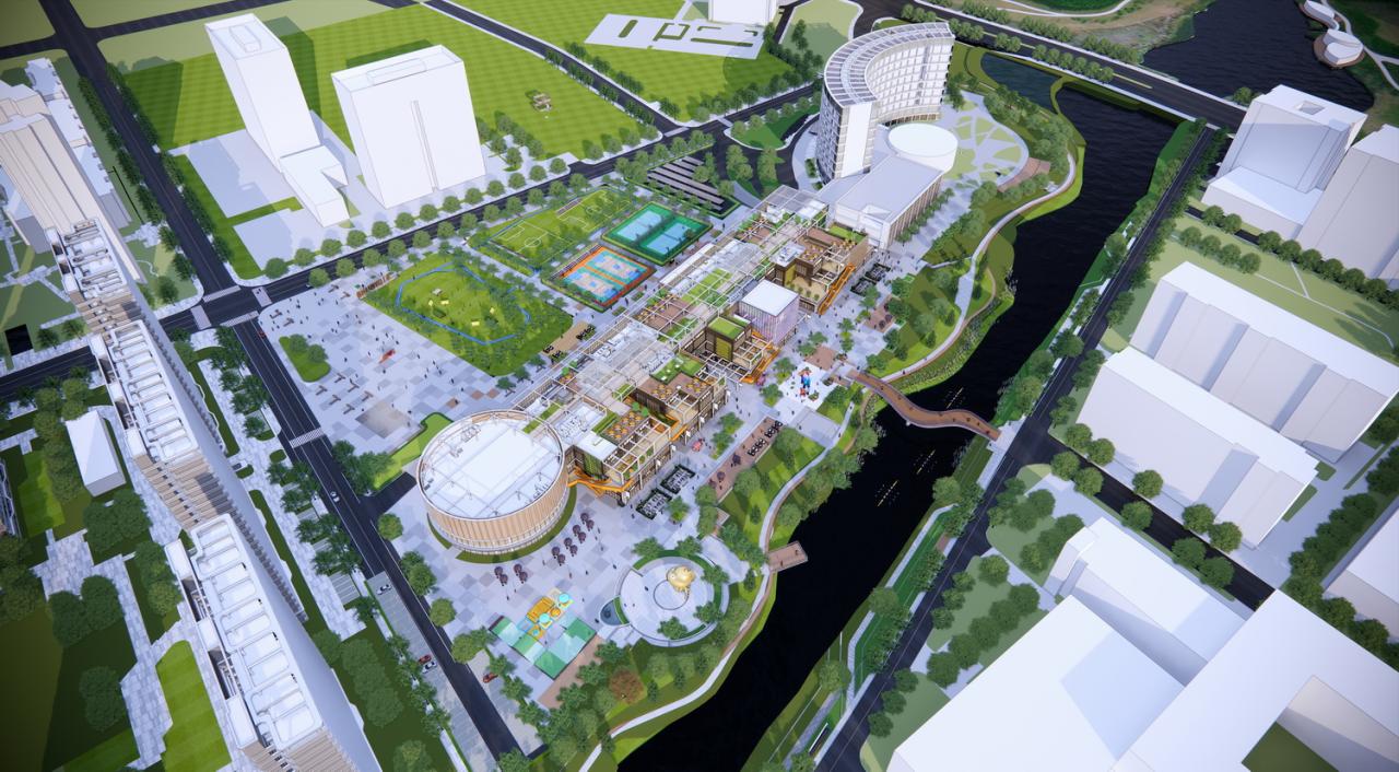 BIM建筑|遇见未来——510生活广场改造 / 简和建筑