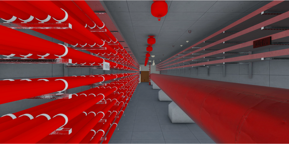 地下综合管廊BIM项目REVIT模型，含汇报PPT和BIM演示视频