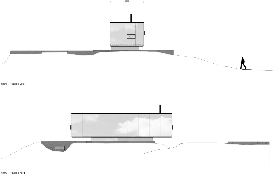 BIM建筑|军事碉堡新生，布雷克斯塔漂浮亭屋 / ASAS arkitektur