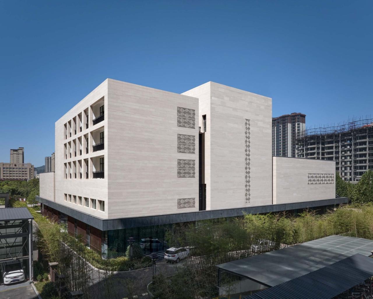 BIM建筑|嵩县三馆合一建设项目 / 王晖建筑工作室