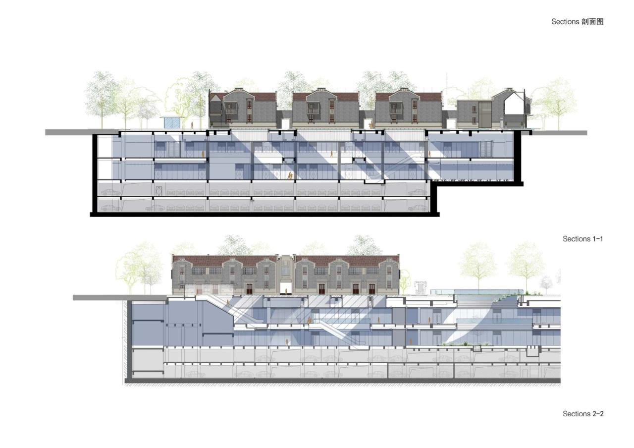 BIM建筑|上海苏河湾万象天地 / Kokaistudios