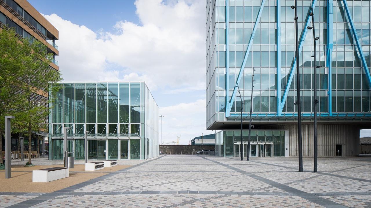 BIM建筑|蓝色‘骨头’，EXO 办公大楼 / Shay Cleary Architects