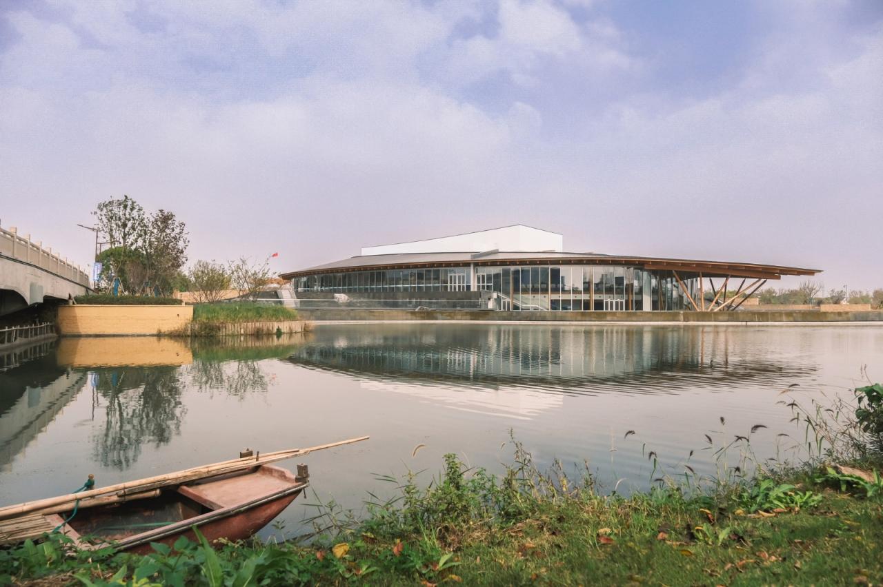 BIM建筑|长三角生态绿色一体化发展示范区（嘉善）企业交流服务基地 / 上海绿建建筑设计事务所