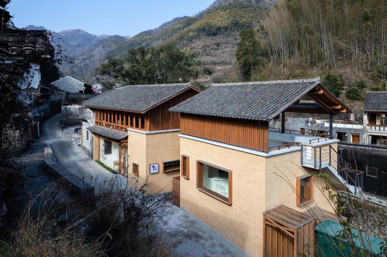 BIM建筑|奉化栖霞坑发电站改造的溪边餐厅 / 尌林建筑设计事务所