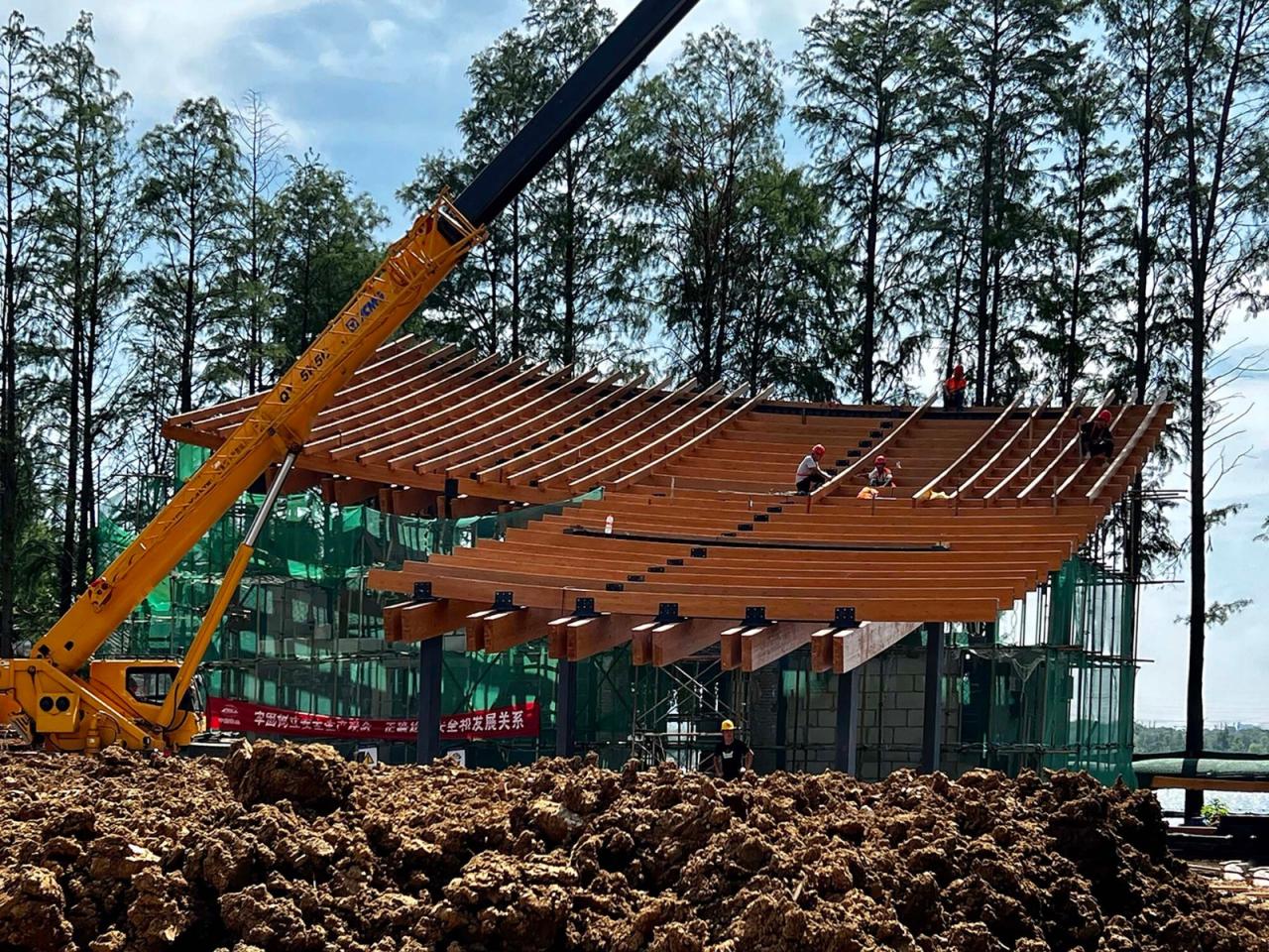 BIM建筑|中国履行《湿地公约》30周年成就展馆 / 华中科技大学李保峰建筑工作室