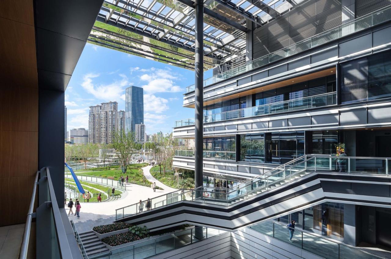 BIM建筑|上海苏河湾万象天地 / Kokaistudios