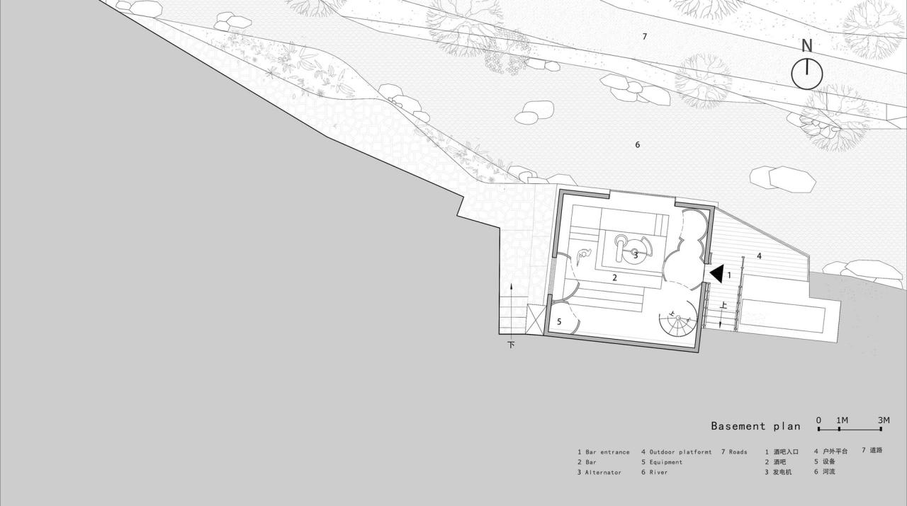 BIM建筑|奉化栖霞坑发电站改造的溪边餐厅 / 尌林建筑设计事务所