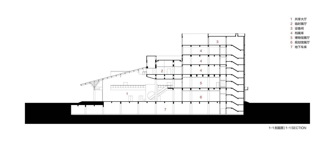 BIM建筑|嵩县三馆合一建设项目 / 王晖建筑工作室