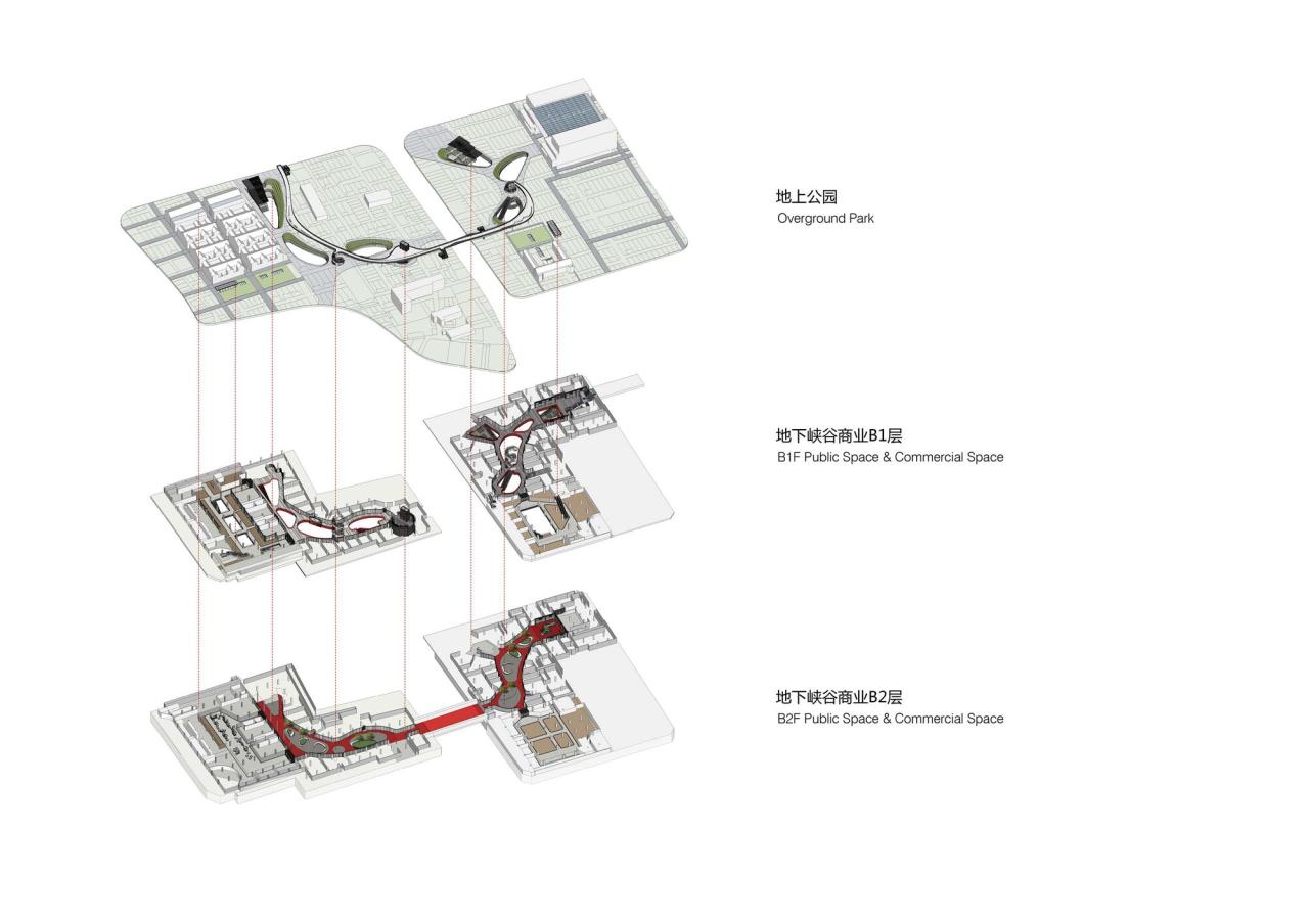 BIM建筑|上海苏河湾万象天地 / Kokaistudios