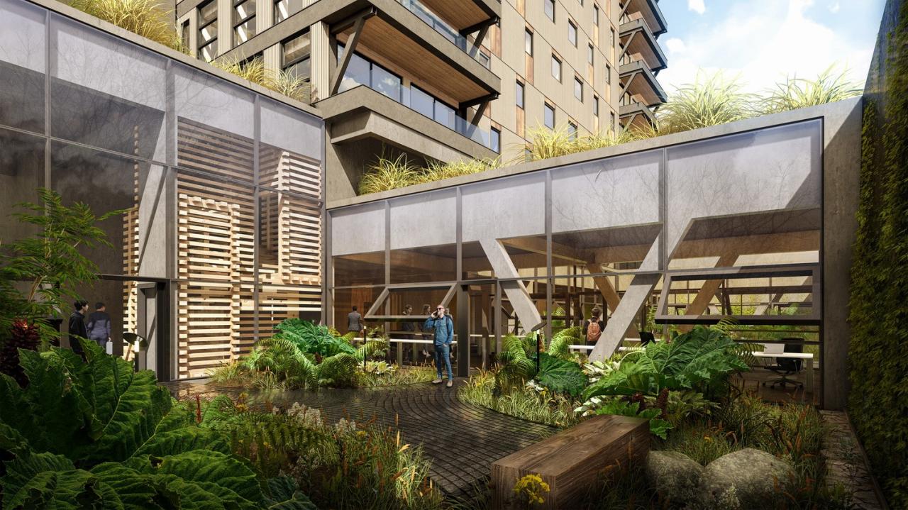 BIM建筑|拉丁美洲首座交叉层压木材高层建筑，Tamango 大楼 / Juan José Ugarte G. 和 Gerardo Armanet